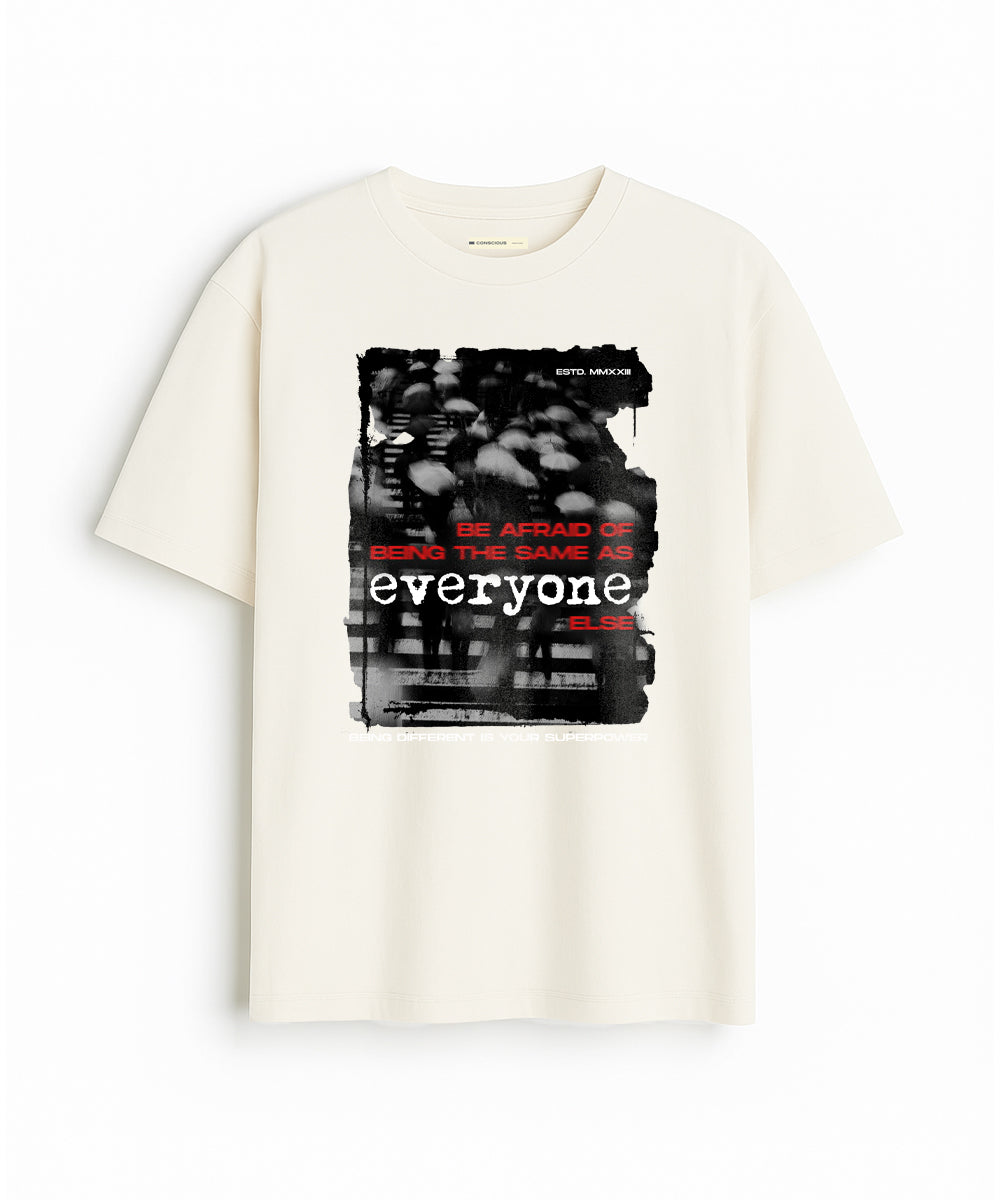 Be Different PRINTED T-SHIRT
