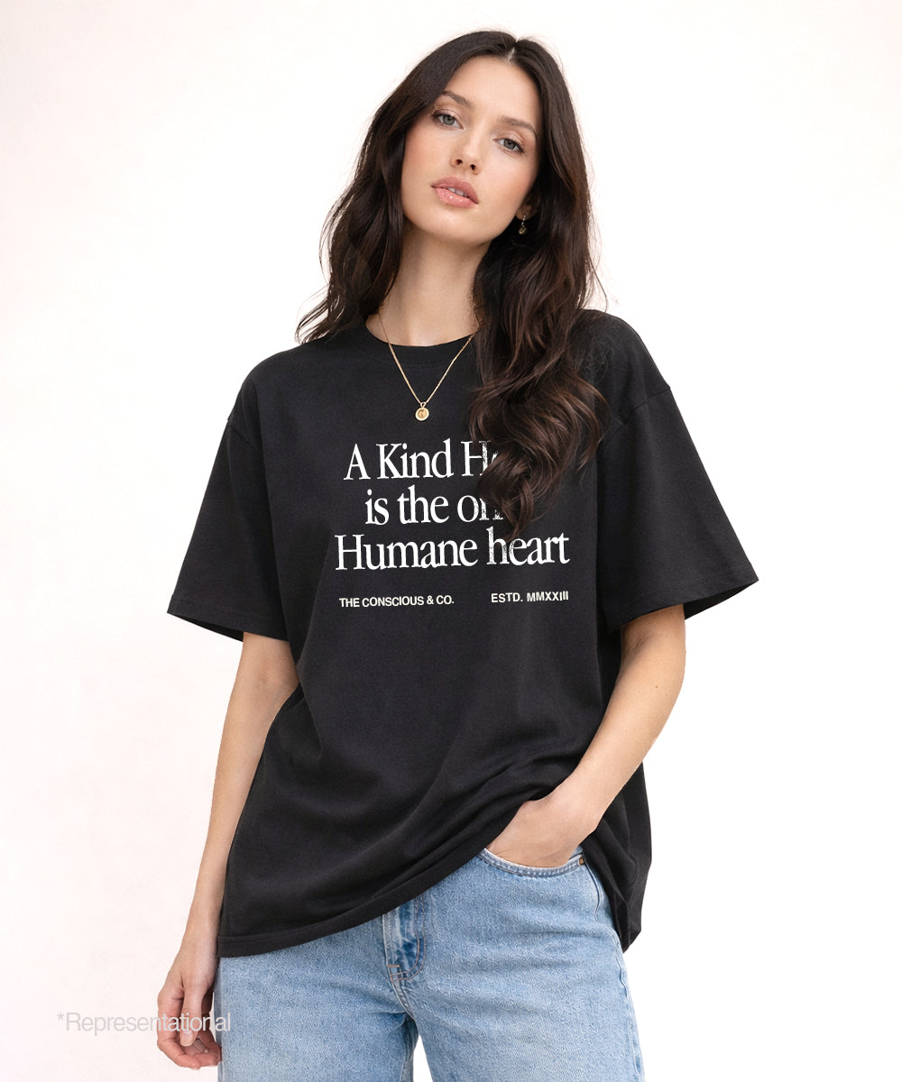 KIND HEART PRINTED T-SHIRT - Women