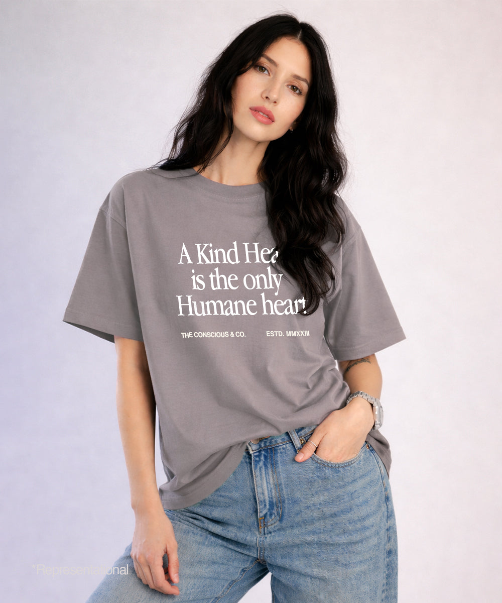 KIND HEART PRINTED T-SHIRT - Women