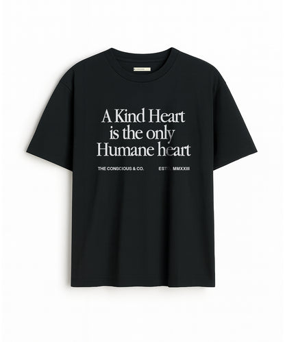 KIND HEART PRINTED T-SHIRT