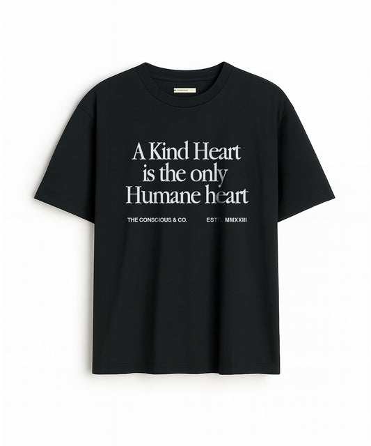 KIND HEART PRINTED T-SHIRT