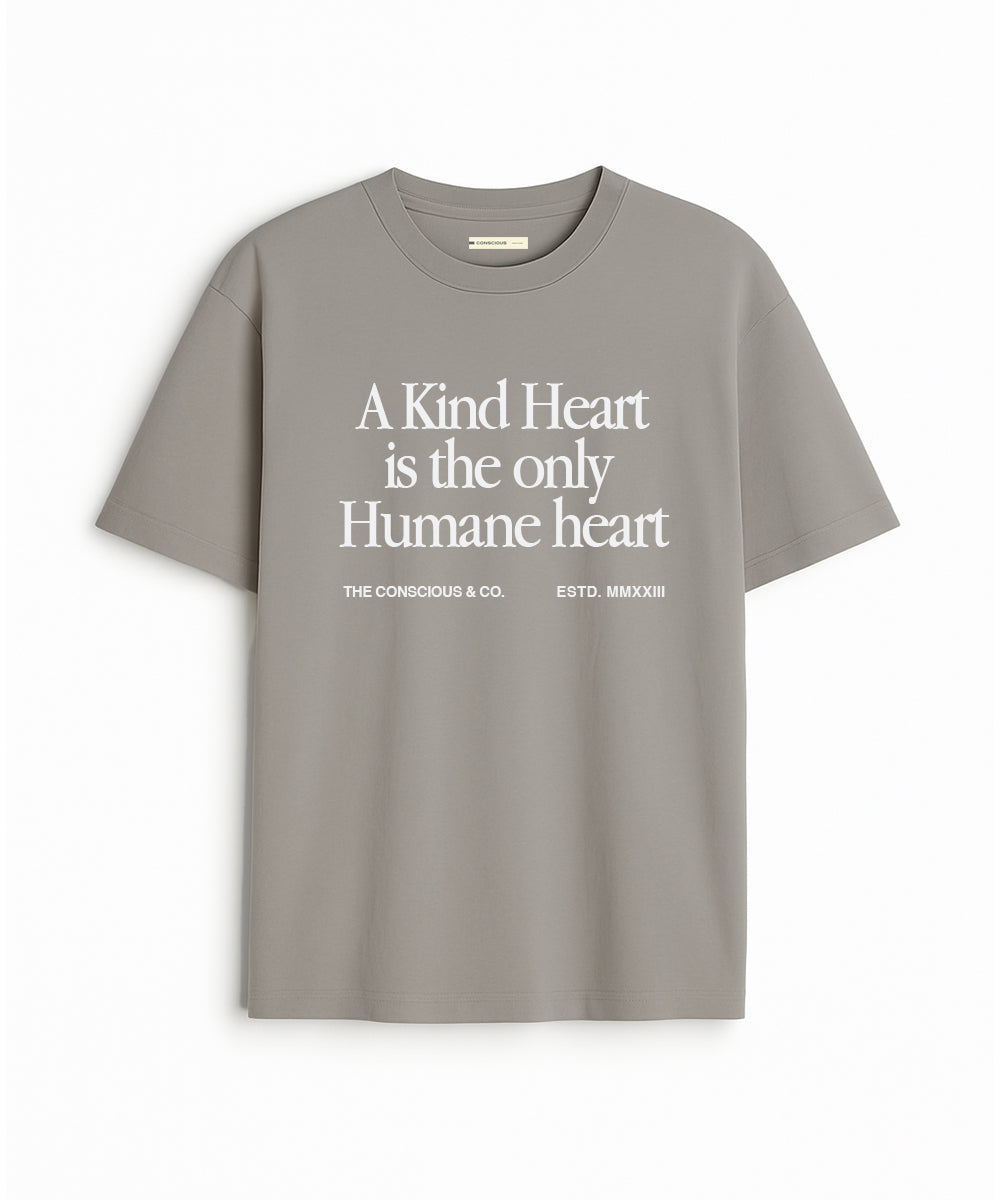 KIND HEART PRINTED T-SHIRT