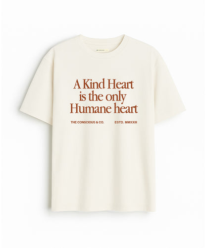 KIND HEART PRINTED T-SHIRT