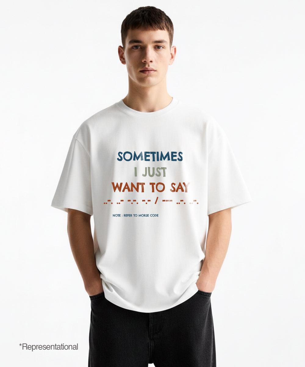 F OFF PRINTED T-SHIRT -Men