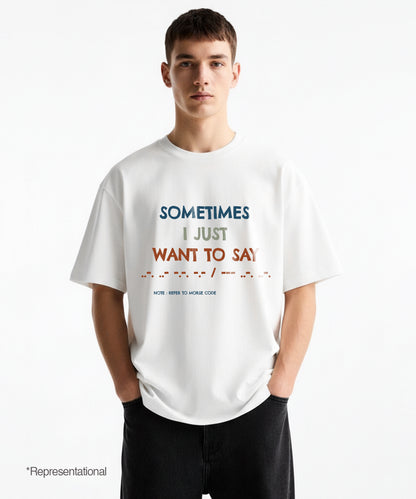 F OFF PRINTED T-SHIRT -Men