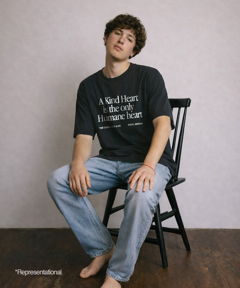 KIND HEART PRINTED T-SHIRT - Men