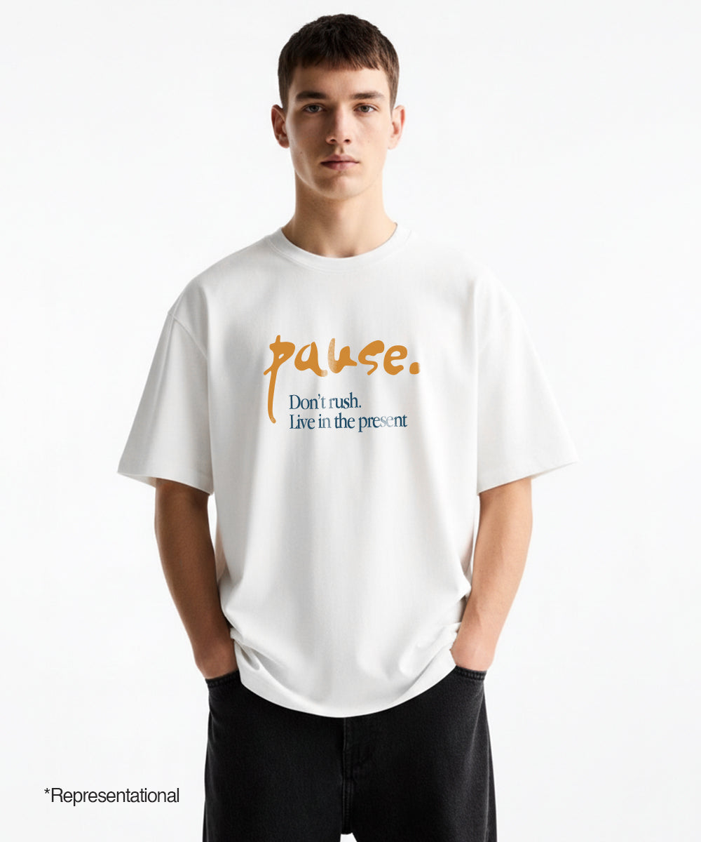 Pause PRINTED T-SHIRT - Men